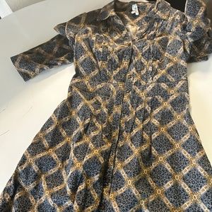 Anthropology Maeve Whitewick Manor Corduroy dress. Size 6
